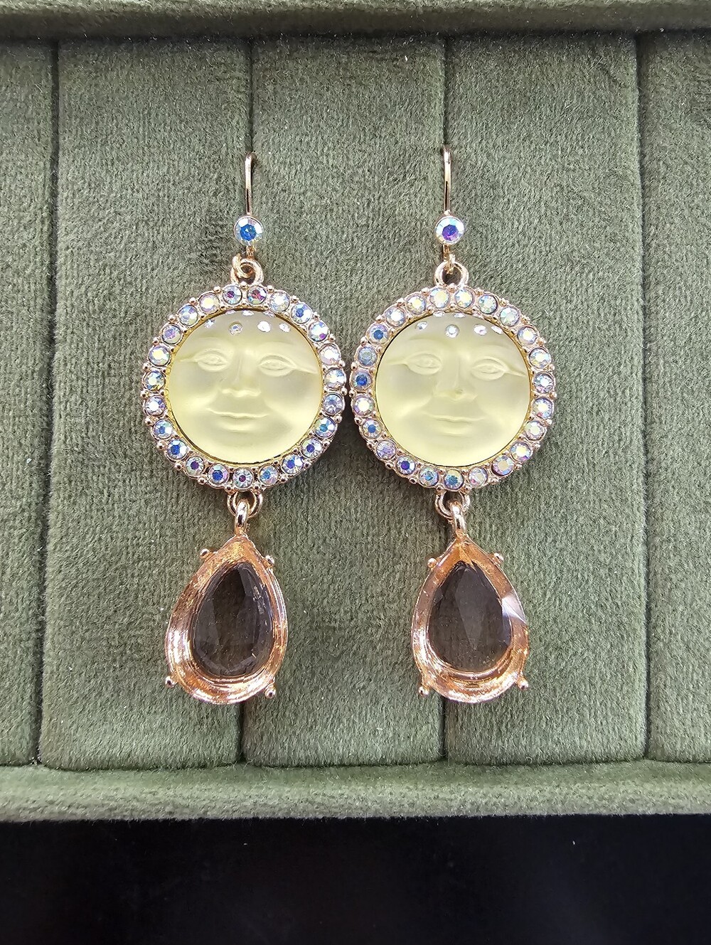 Moon Face Earrings